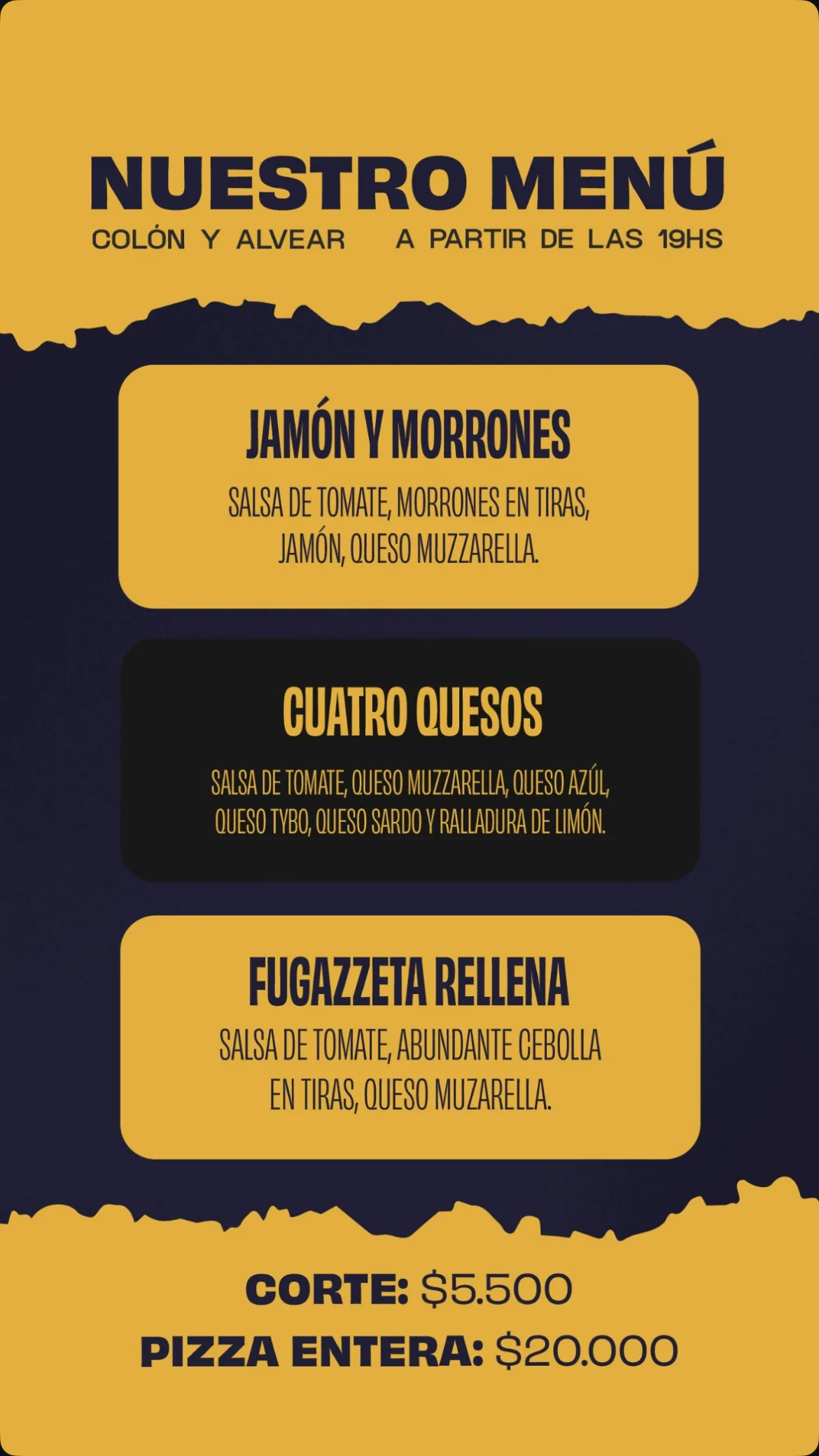 La carta que Corte usaba antes